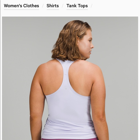 Lululemon Lavender Dew Cool Razorback Tank - Picture 2 of 5